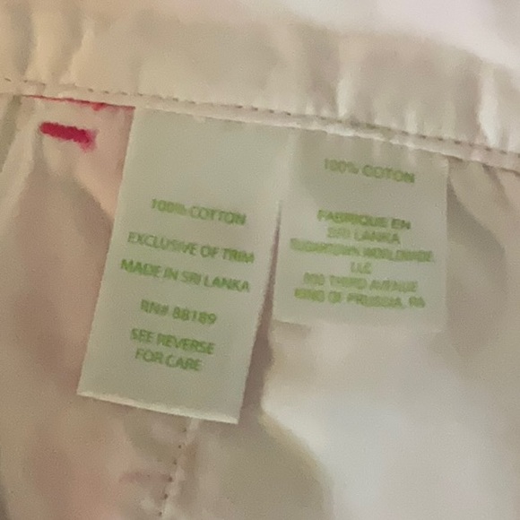 Lilly Pulitzer buttercup Pink Tusk in Sun Elephant Scalloped Hem shorts size 2 - Picture 7 of 8